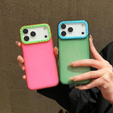 Candy-colored Lanyard Phone Case For iPhone