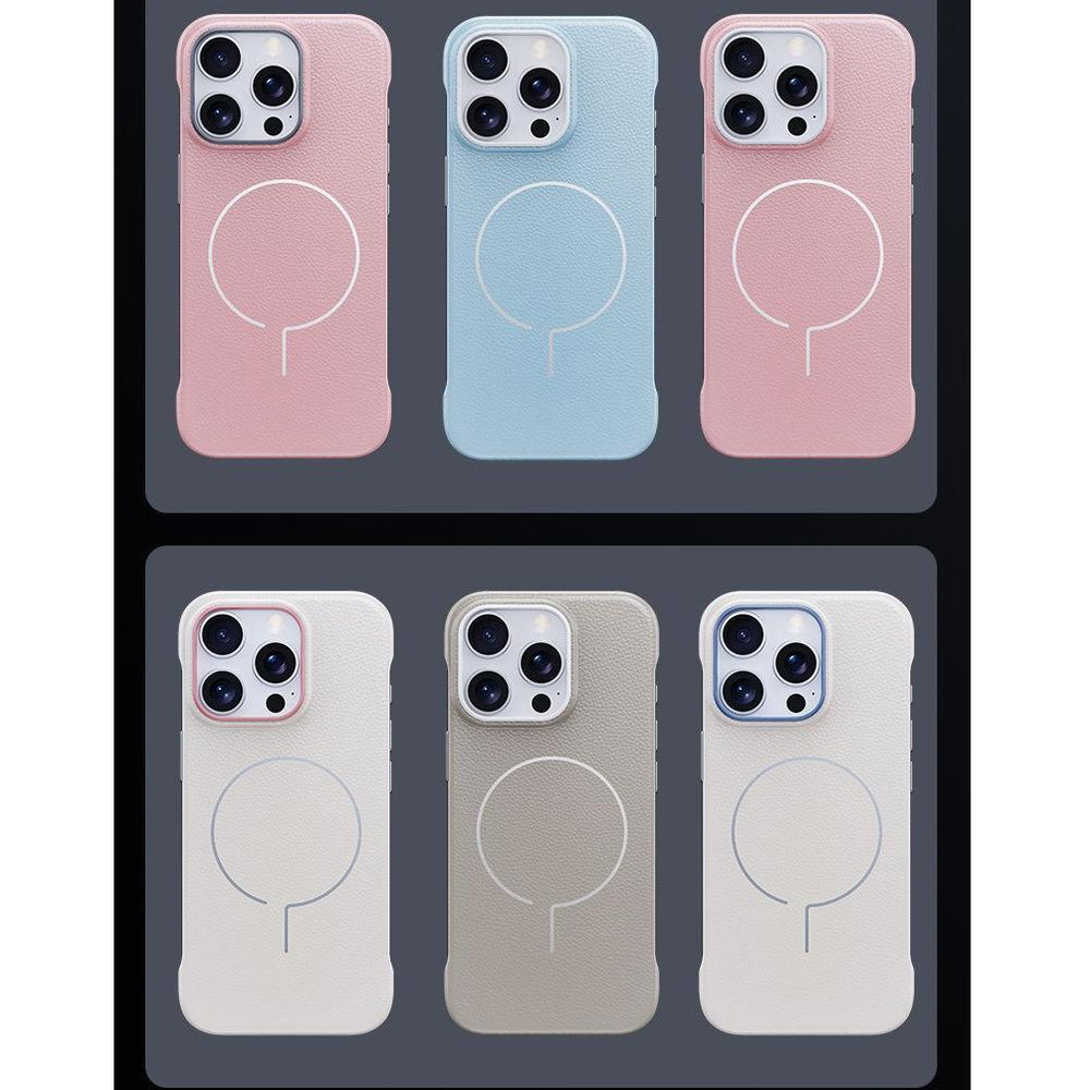 Ultra-thin Borderless Magnetic Phone Case For iPhone