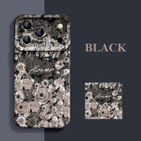 Oil Painting Flower Phone Case For iPhone