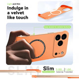 Matte Anti-Scratch Hard Magnetic Frameless Phone Case For iPhone