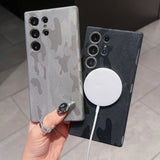 Metal Lens Shockproof Phone Case For Samsung