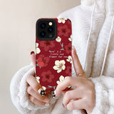 Flower Bud Soft Phone Case For iPhone
