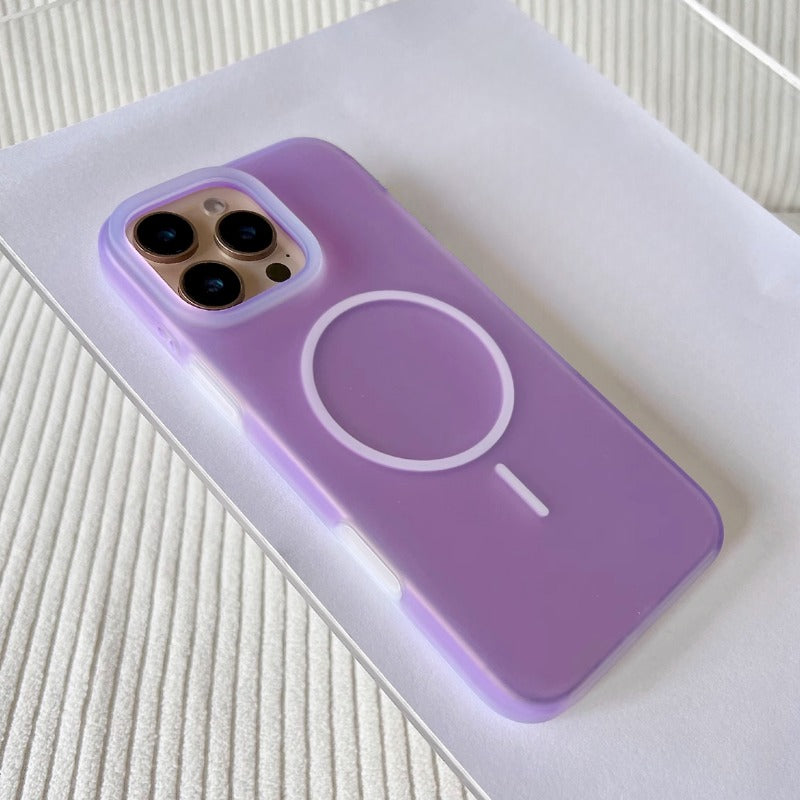 Ice Cream Translucent Magnetic Phone Case For iPhone