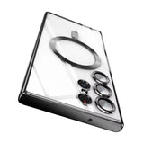 Luxury Plating Magnetic Clear Case For Samsung