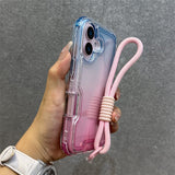 Gradient Transparent Phone Case For iPhone