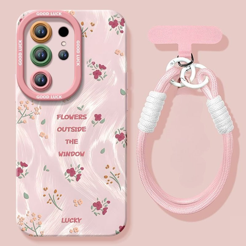 Floral Soft Phone Case For Samsung