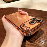 Electroplated Glitter Phone Case For iPhone