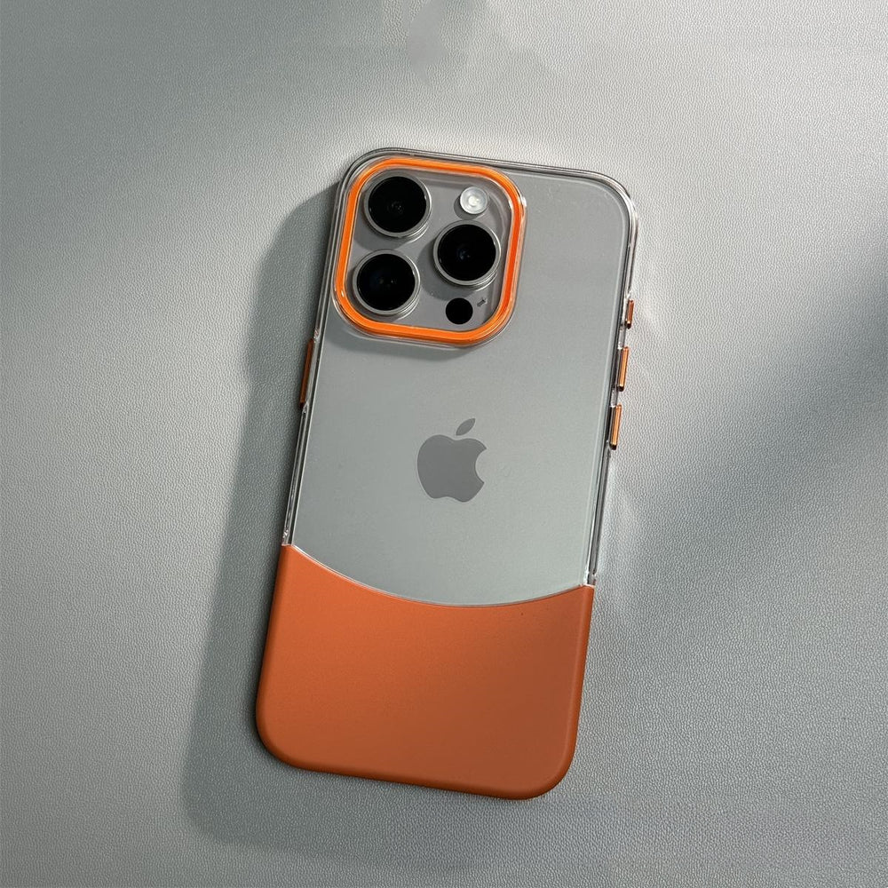 Splicing Color Matching Mobile Phone Case For iPhone