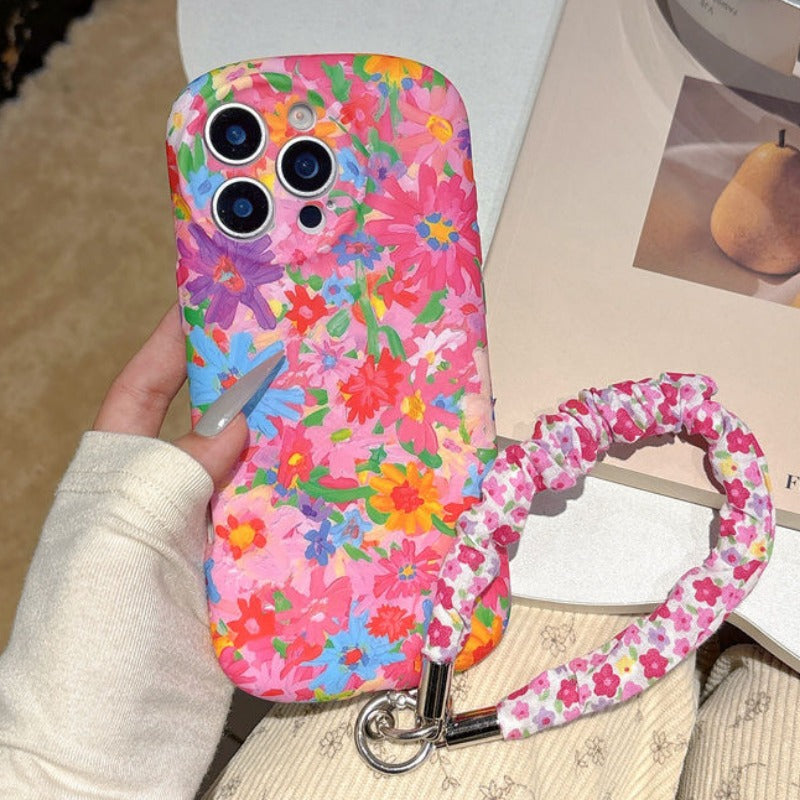 Colorful Flower Phone Case For iPhone
