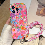 Colorful Flower Phone Case For iPhone