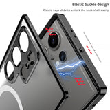 Metal Single-sided Magnetic Mirror Phone Case For Samsung