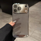 Plating Heat Dissipation Cooling Hollow Case For iPhone