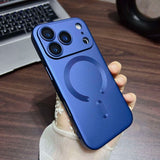 Metallic Paint Magnetic Soft Case For iPhone