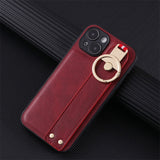 Leather Phone Case with Lanyard For iPhone