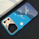 Striped Magnetic Phone Case For iPhone