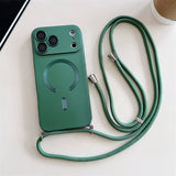 Crossbody Lanyard Magnetic Case For iPhone