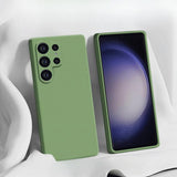 New Liquid Silicone Simple Phone Case For Samsung