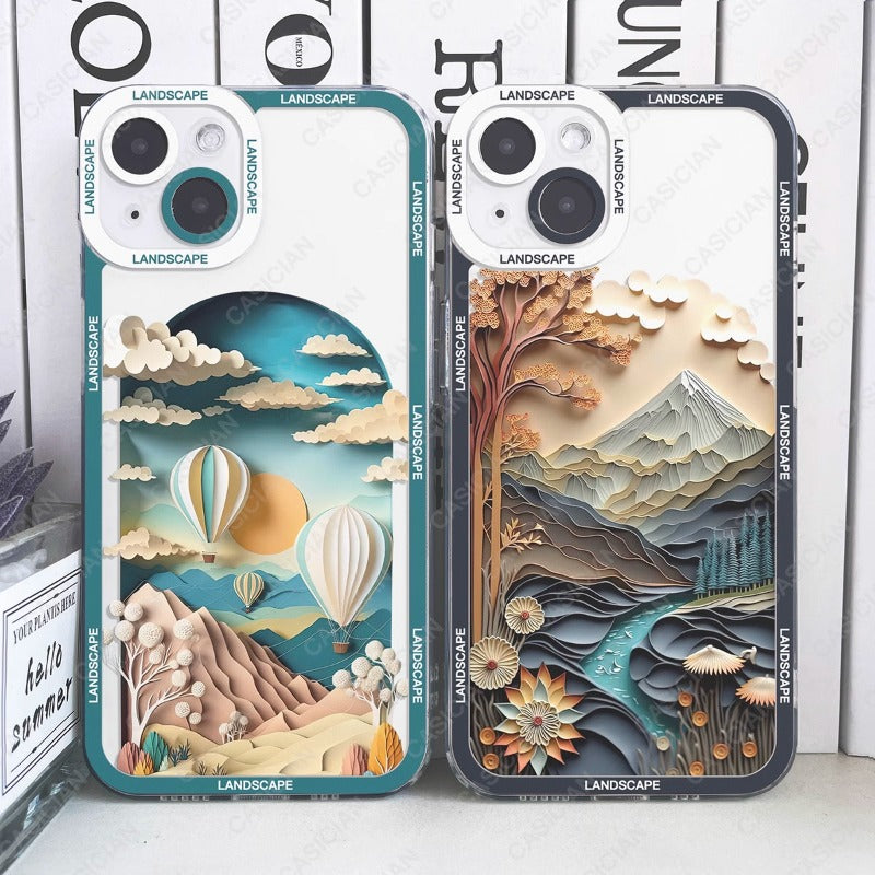 Landscape Anti-fall Phone Case For iPhone