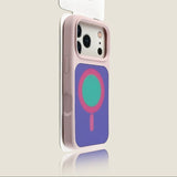 Color-blocked Magnetic Phone Case For iPhone