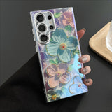 Oil painting flower phone case For Samsung