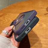 Matte Clear Magnetic Phone Case For Samsung