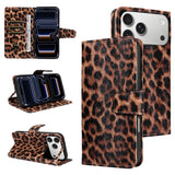 Leopard Print Leather Phone Case For iPhone