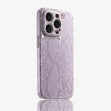 Snake Pattern Diamond Phone Case For iPhone