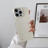 Half-covered Frameless Phone Case For iPhone