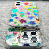 Colorful Star Phone Case For iPhone