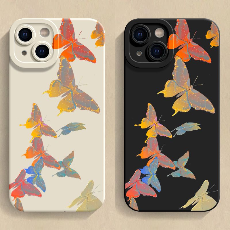 Painted Butterfly All-inclusive Mobile Phone Case For iPhone