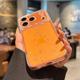 Bling Glitter Star Transparent Phone Case For iPhone