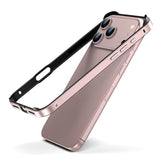 Hybrid Silicone Frame Aluminum Metal Case For iPhone Better Heat Alloy Bumper Accessories