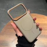 Matte Metalic Magnetic Slim Case For iPhone