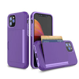 Credit Card Protective Wallets Case For iPhone