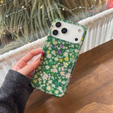 Oil Painting Colored Flower Phone Case For iPhone