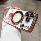 Transparent Stand Soft Phone Case For iPhone