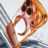 Electroplated Large Wave Magnetic Phone Case For iPhone