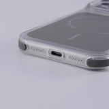 Matte Shockproof Magnetic Bumper Case For iPhone