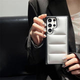 Airbag Down Jacket Protective Phone Case For Samsung