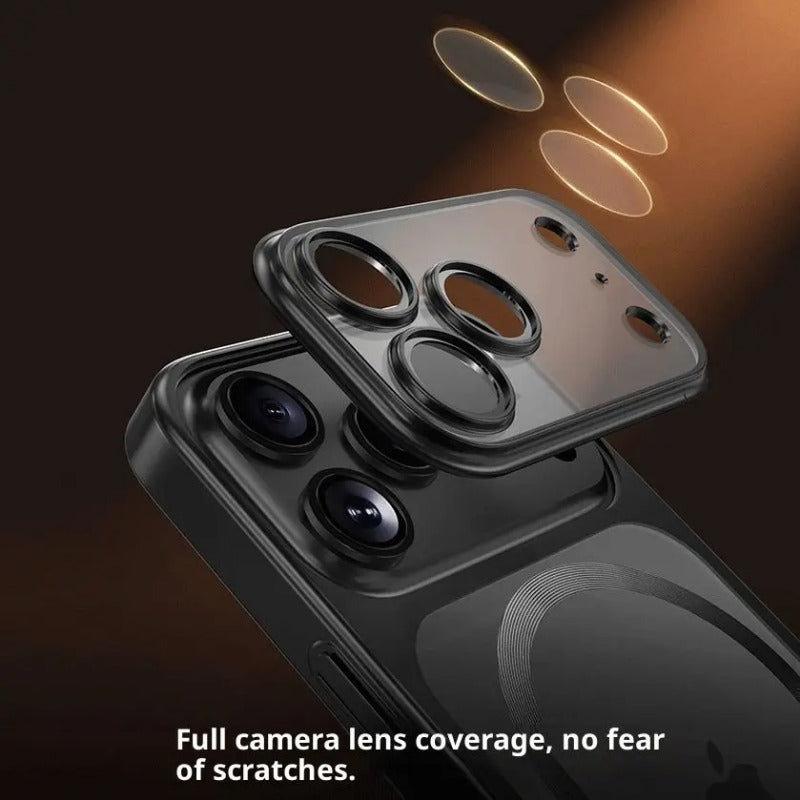 Transparent Plating Soft Magnetic Case For iPhone