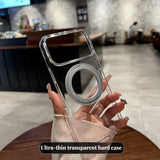 Ultra-thin Transparent Magnetic Phone Case for iPhone