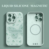 Butterfly Silicone Magnetic Phone Case For iPhone