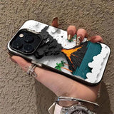 Volcano Eruption Phone Case For iPhone