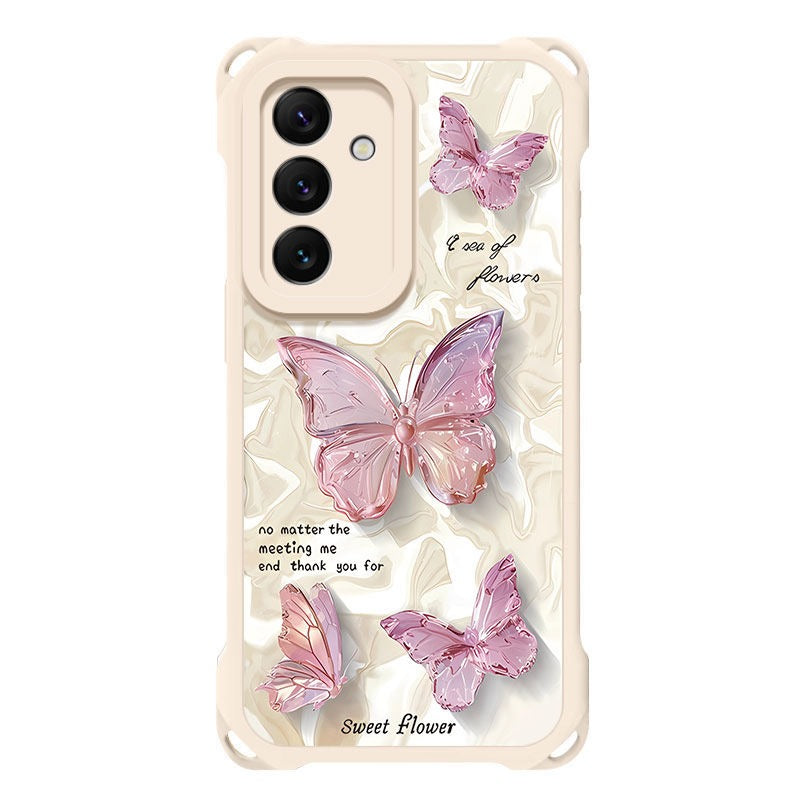 Corrugated Butterfly Phone Case For Samsung