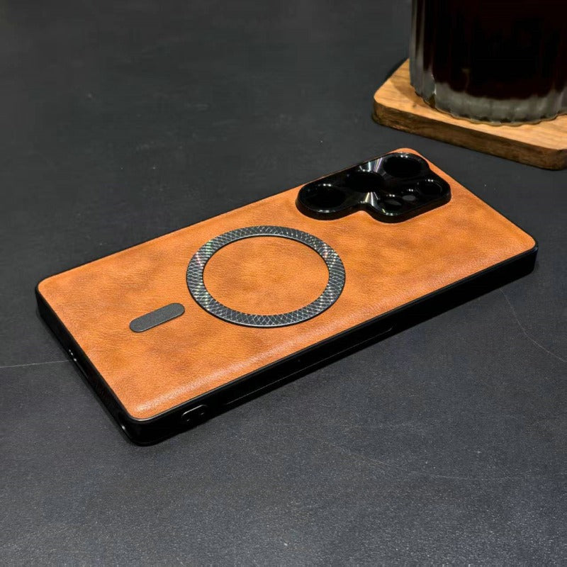 Fine Hole Magnetic Phone Case For Samsung
