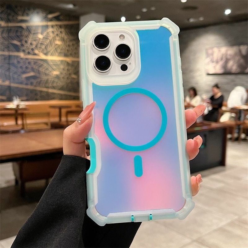 Electroplating Magnetic Phone Case For iPhone
