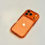 Transparent Candy-Colored Phone Case For iPhone
