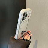 Frosted Heat Dissipation Stand Phone Case For iPhone