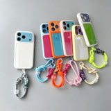 Large-view Frosted Phone Case with Lanyard For iPhone