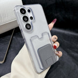 Glitter Card Holder Phone Case For Samsung